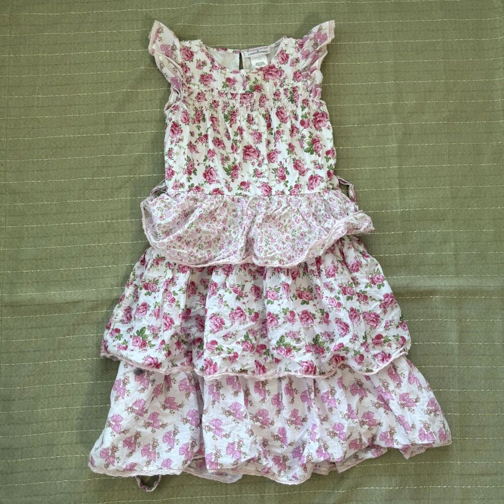 American Girl LoveShackFancy Girls Floral Dress Size 10 Great Condition